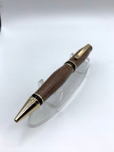 Load image into Gallery viewer, New York in Walnut on 24k Gold