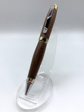 Load image into Gallery viewer, New York in Walnut on 24k Gold & Chrome