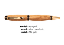 Load image into Gallery viewer, New York in Wine Barrel Oak