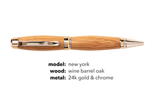 Load image into Gallery viewer, New York in Wine Barrel Oak