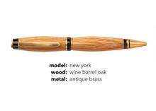 Load image into Gallery viewer, New York in Wine Barrel Oak